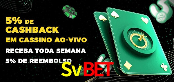 Promoções do cassino ao Vivo Svbet